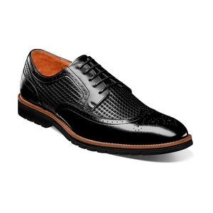 Stacy Adams Emile Wingtip Oxford in Black (25236-001)